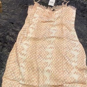 AFRM pastel snake mini dress